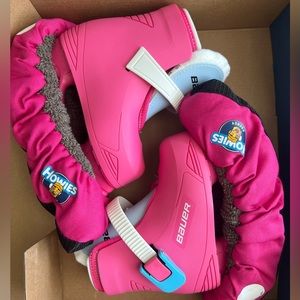 Bauer Hockey Skates- PINK- Toddler Size 6/7